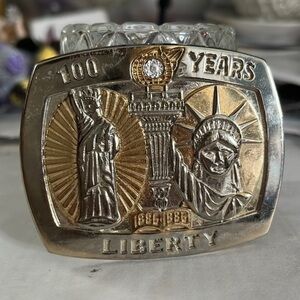 Vintage Liberty Centennial Belt Buckle